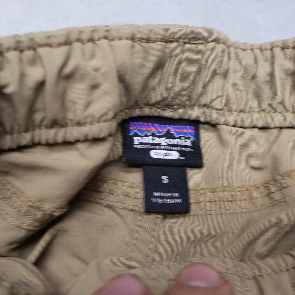Patagonia Swim Shorts Boys Small Brown Elastic Waist Quick Dry Outdoor Everyday